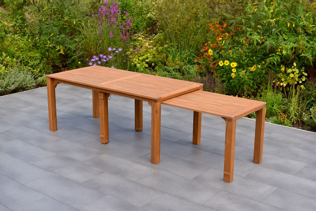 Akazienholz Flex - Merxx Tisch ausziehbar