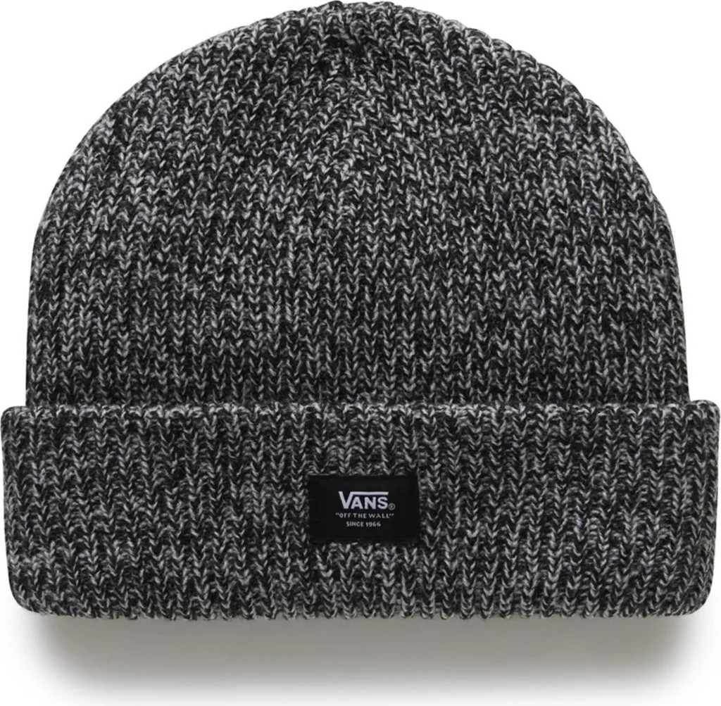 Bonnet Vans Noir VN000F5RBLK1 en Maille Côtelée pour une Chaleur Durable