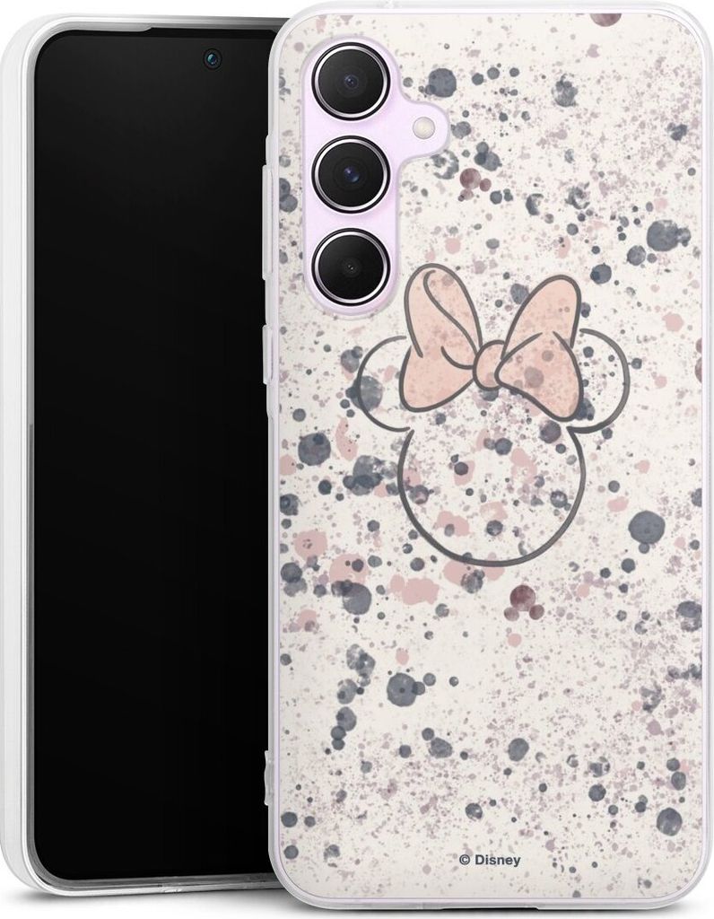 DeinDesign Handyhülle für Samsung Galaxy A55 5G Silikon Hülle Case Smartphone Schutzhülle Disney Minnie Mouse Wasserfarbe