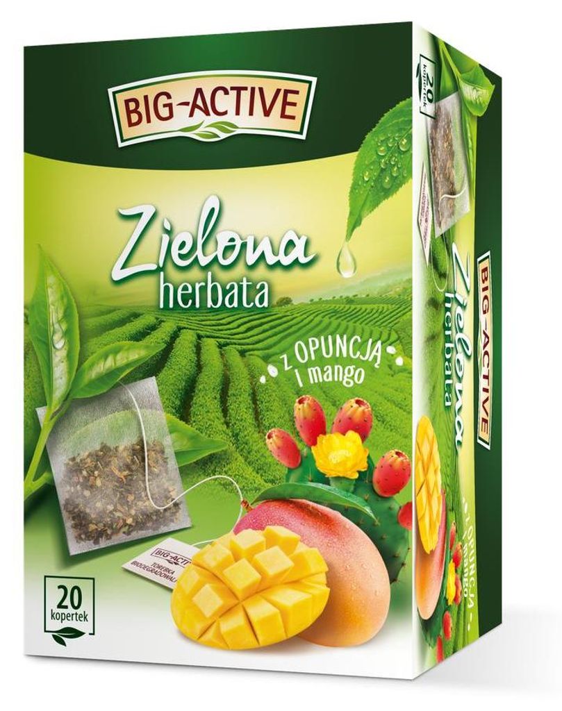 Herbata zielona Opuncja i Mango 20 kopert Produktbild 