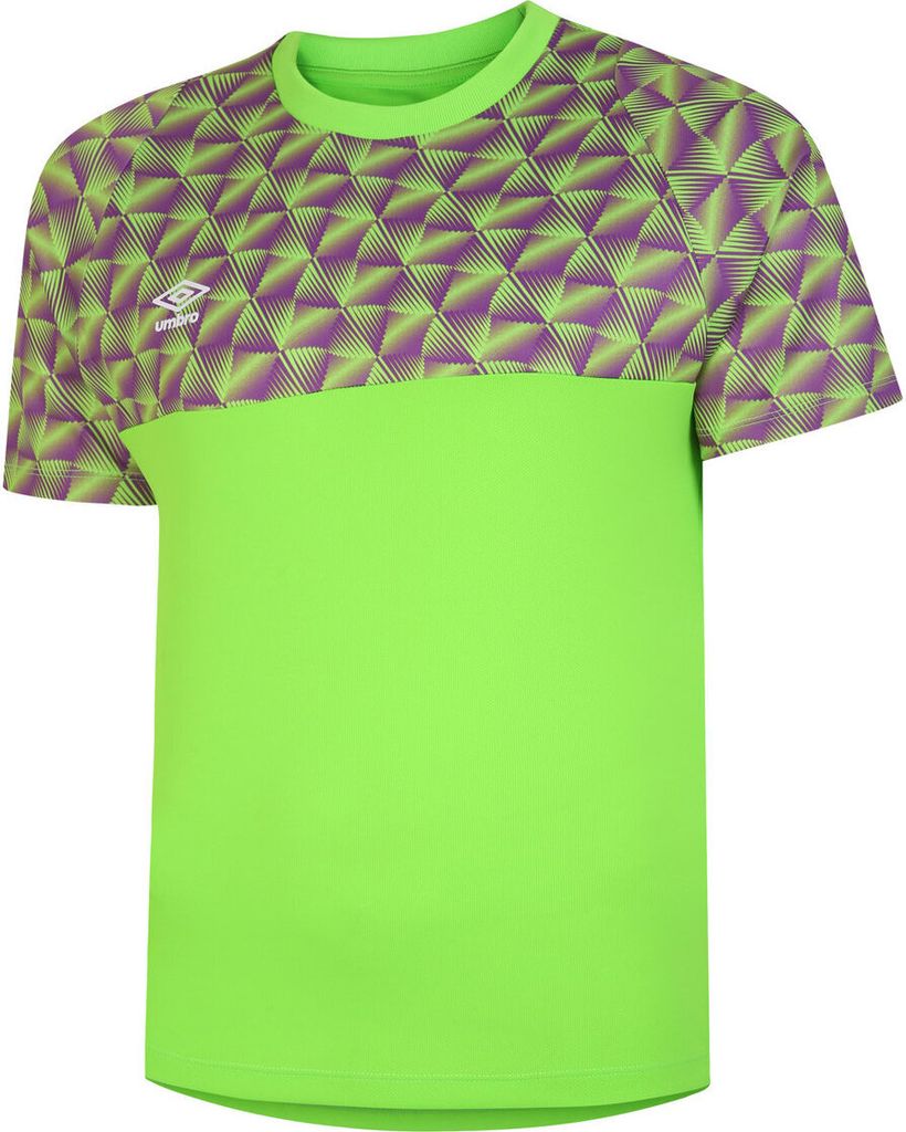 Umbro - Kinder Torwarttrikot "Flux", kurzärmlig UO1694 (128) (Gecko-Grün/Purpur Kaktus)