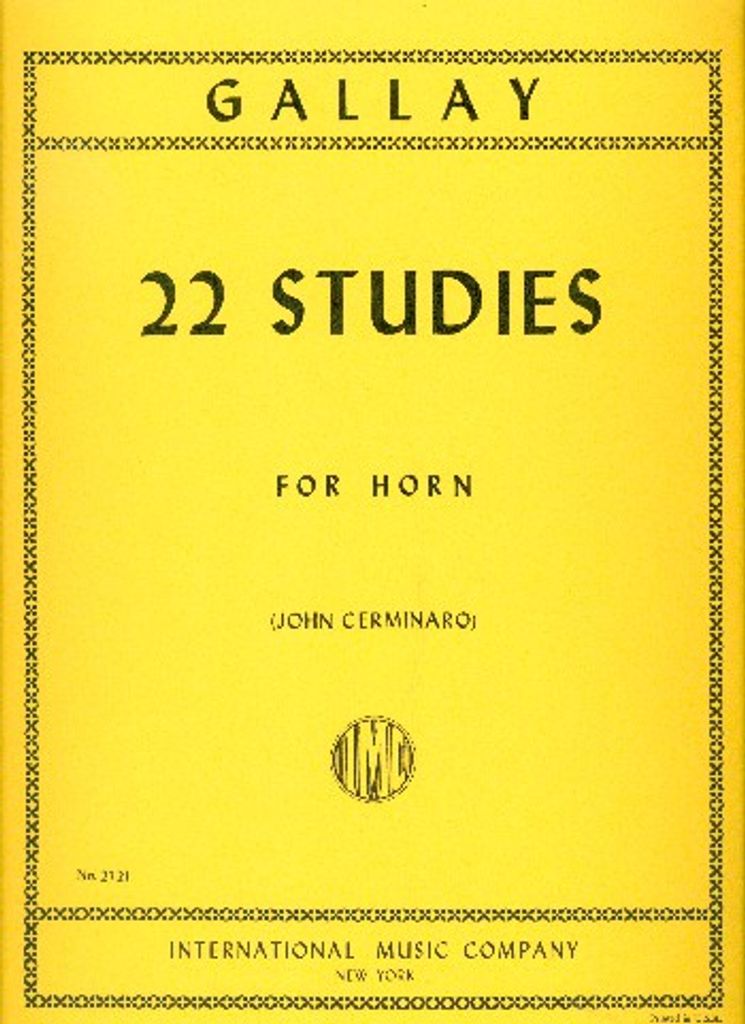 22 Studies for horn