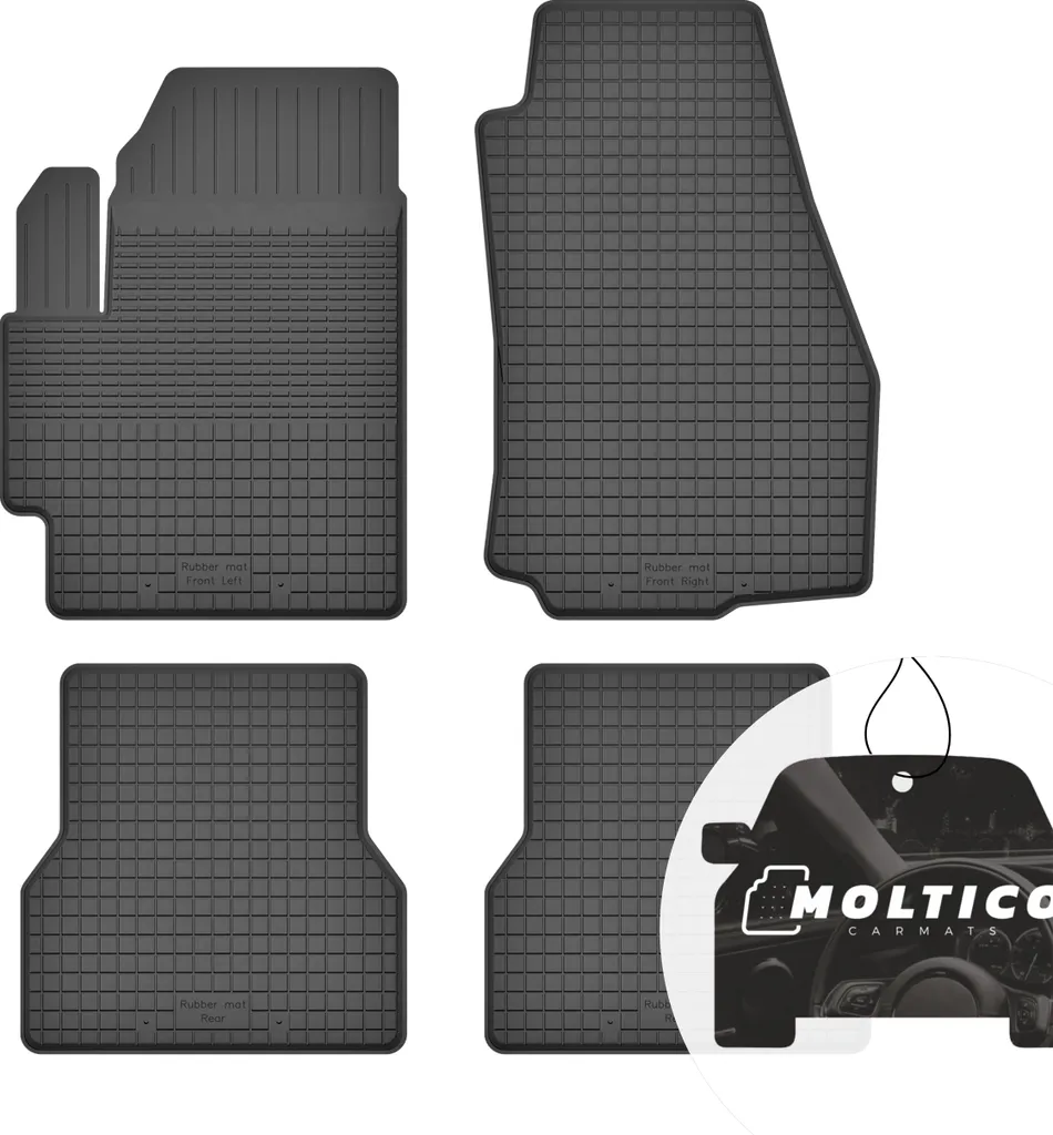 Tappetini Volvo XC70 II 2000-2007 Gomma - Kit 4 Pezzi All-Weather