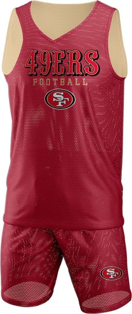 FOCO Big Logo Mesh Set - NFL San Francisco 49ers - XL