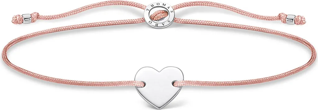 Bracelet ajustable pour femme en nylon et argent Thomas Sabo 20cm