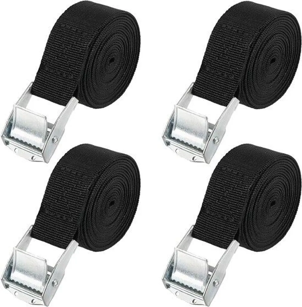 Sangles de fixation réglables 25 mm x 15 m pour vélos et bagages