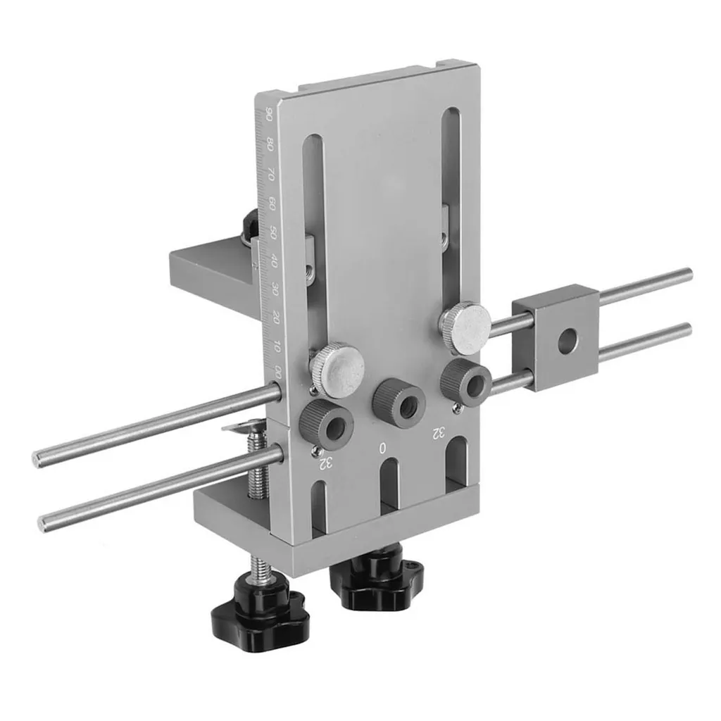 Guide de perçage pour assemblage de meubles bois avec rail rallongé 60cm