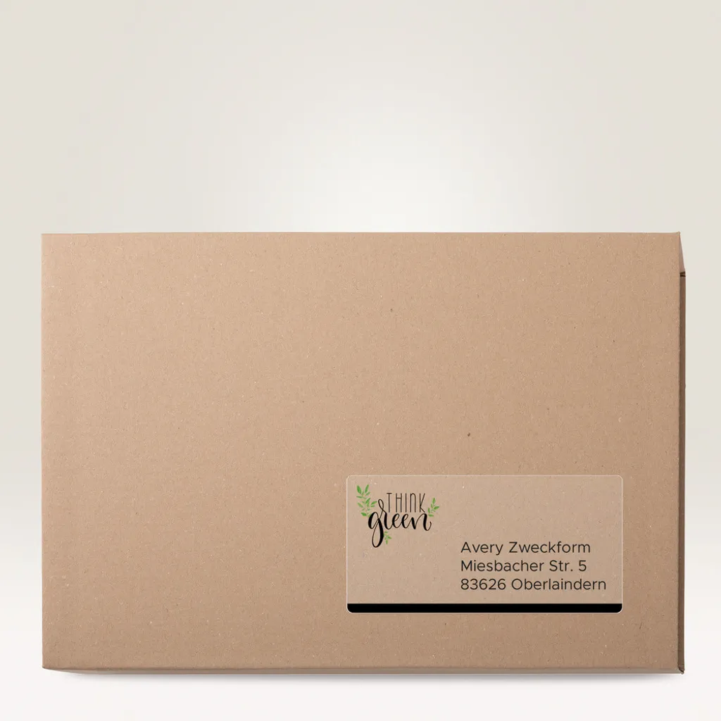 250 Etichette Avery J4722 Trasparenti 96x51mm - Resistenti e Professionali