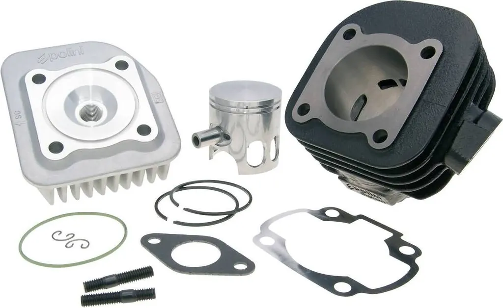 Kit cylindre Polini Sport 70cc fonte Minarelli horizontal AC axe 10mm