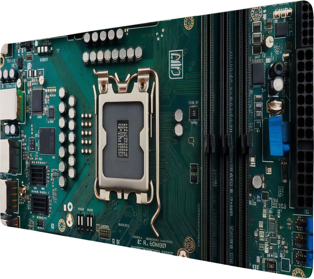 Motherboard Schreibtischunterlage 69x31cm XXL Mauspad - Technologisches Design