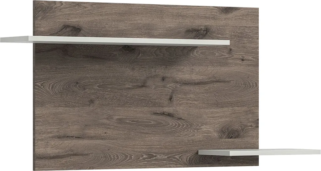 Étagère Murale Grise pour Rangement Mural - Support Déco Falcona Chic