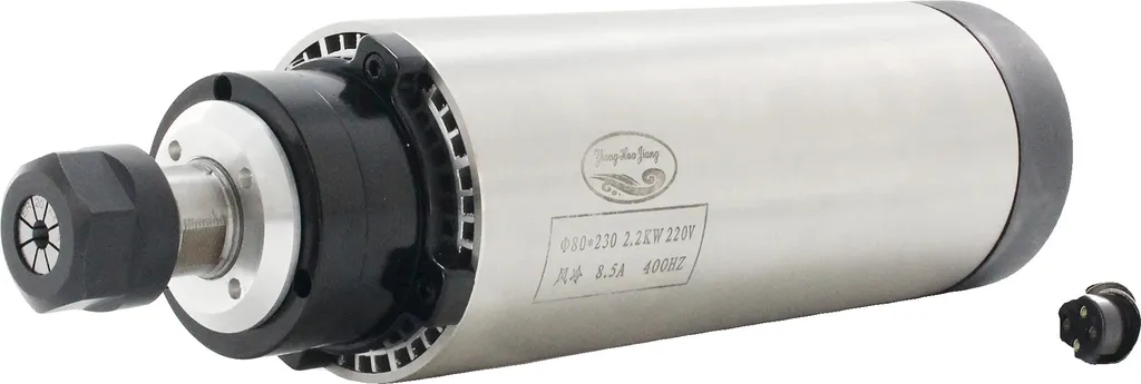 Moteur de broche CNC 2,2 kW stable sans vibrations pour usinage de précision