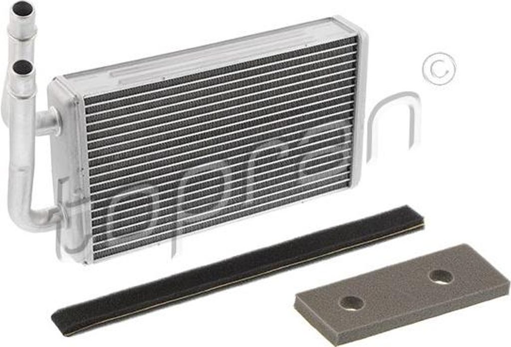 TOPRAN 305 789 Wärmetauscher Innenraumheizung Kühler für FORD Transit Mk6 Kasten (V347, V348, FA) Transit Mk6 Bus (V347, V348, FD, FB, FS, FZ, FC)