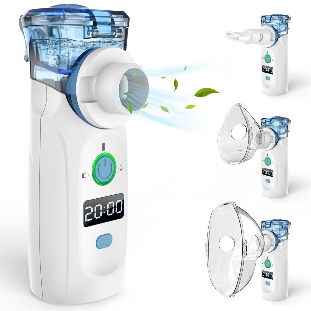 Nigecue Inhalationsgerät Tragbar Vernebler Set Leises Produktbild 