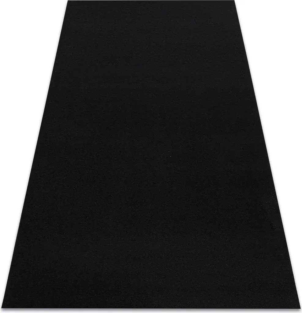 Tapis caoutchouté RUMBA Noir 80x120 cm - Tapis d'entrée robuste et sobre