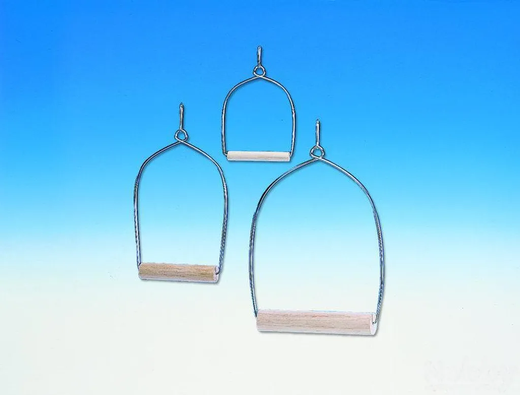 Altalena Nobby Arco Legno 10,5x20 cm - Il Benessere del Tuo Uccellino