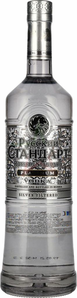 Russian Standard PLATINUM Vodka 40 %  1,00 lt. Produktbild 