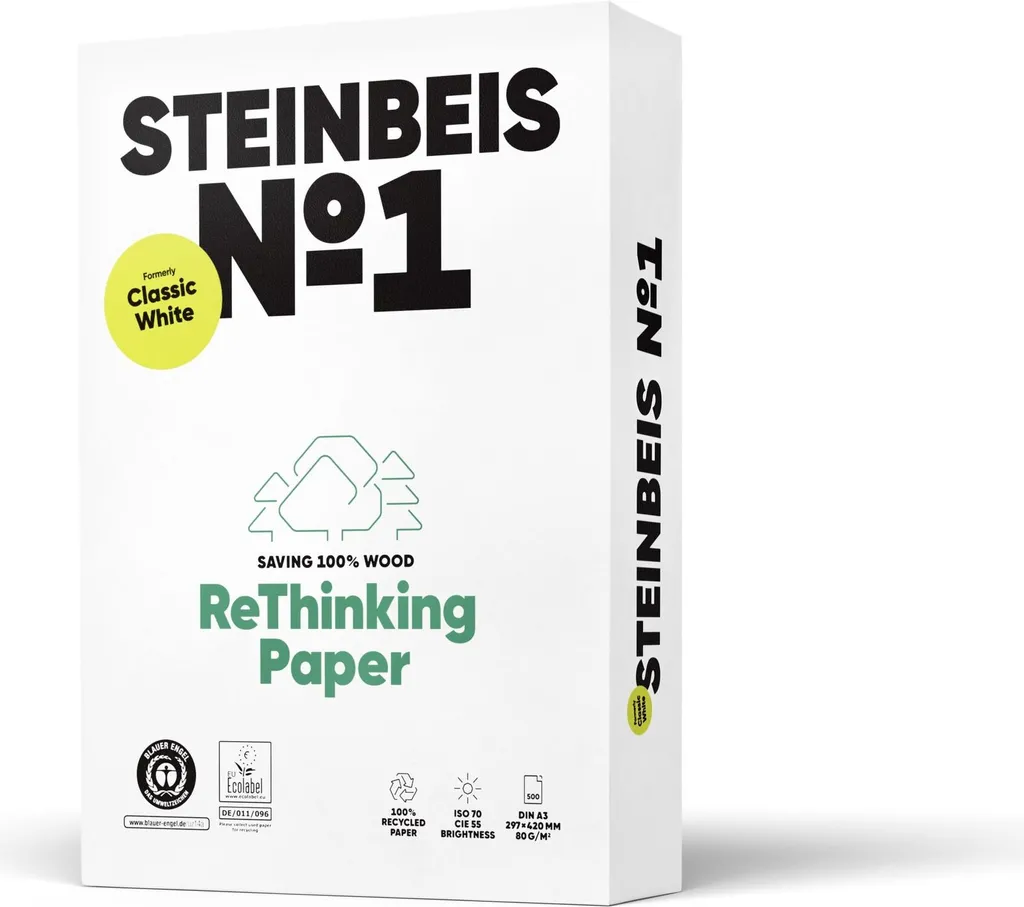 Papier reprographie A3 pour plans et schémas professionnels, Steinbeis
