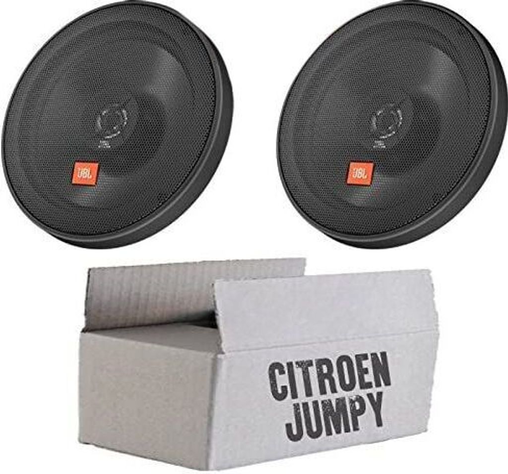 JBL STAGE2 624 | 2-Wege | 16,5cm Koax Lautsprecher - Einbauset passend für Citroen Jumpy - justSOUND