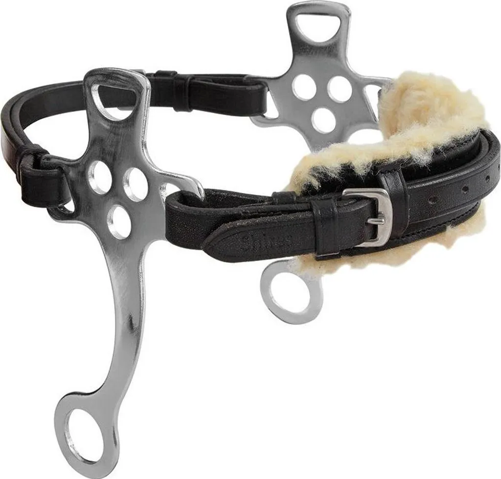 Hackamore Anglais Blenheim ER234 Bride sans Mors Cheval Marron Taille Unique