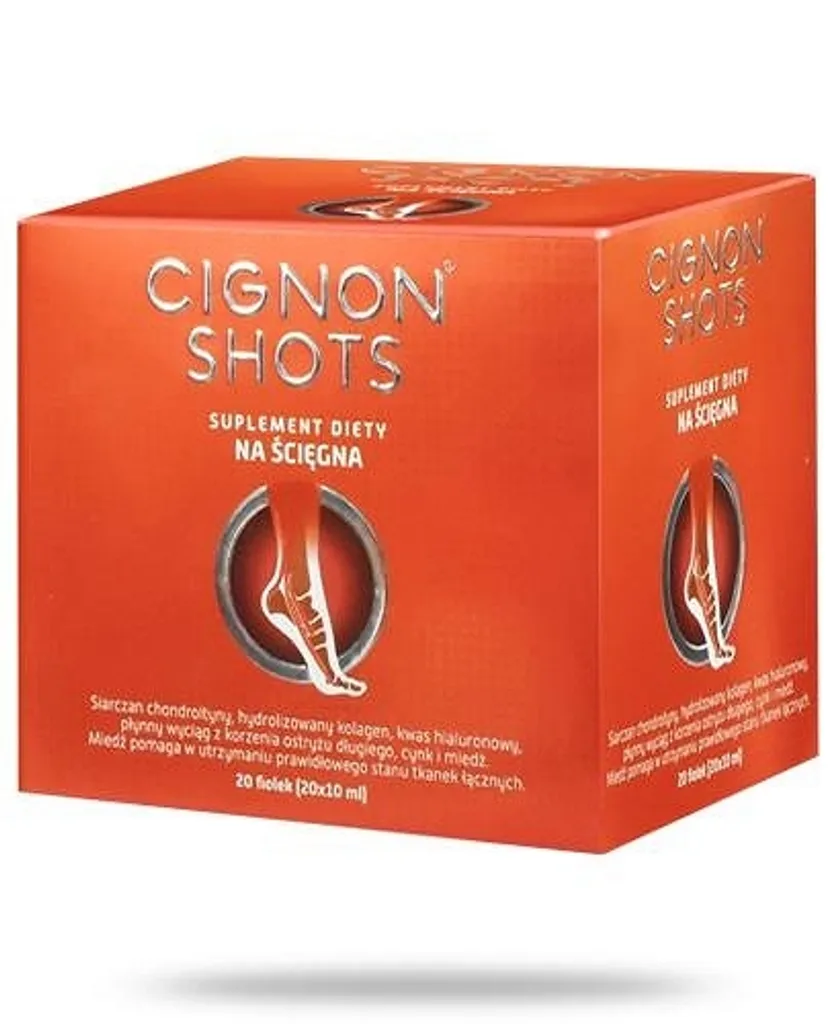 Cignon Shots liquide injectable - Cure de 20 ampoules de 10 ml santé