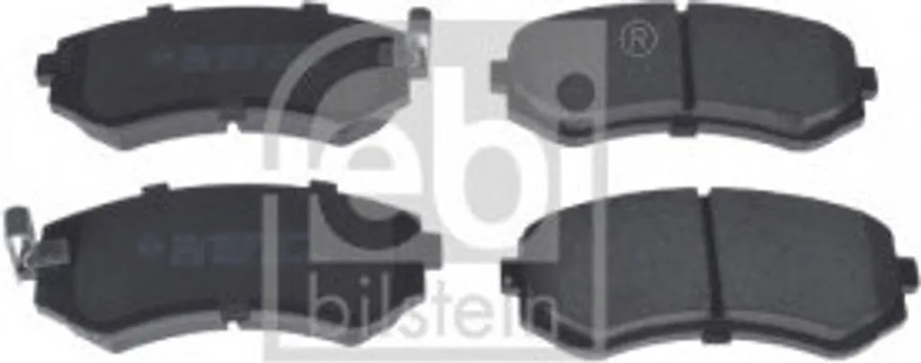 Kit plaquettes frein 41060 2N290 Febi 116349 - Patrol & Almera efficace