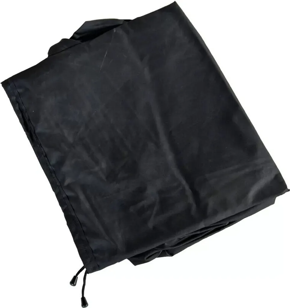 In And OutdoorMatch Copertura per mobili da giardino Nero Mireille - 220x75x102cm - Copertura protettiva - Telone impermeabile - Universale - Copertura per tavolo da giardino - Copertura per vasca idromassaggio - Set da salotto