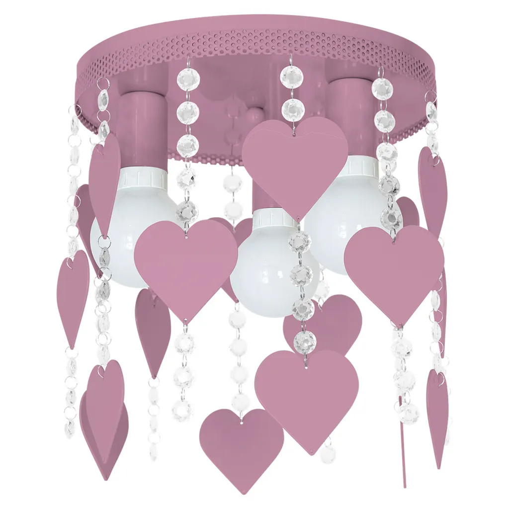 Plafonnier Triple E27 CORAZON en Métal Noir 3x60W Design Moderne - 4
