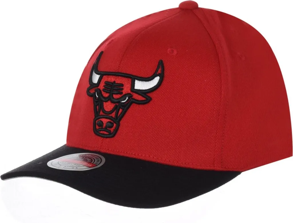 Casquette Mitchell & Ness Rouge HHSS3265 en Coton Premium Taille Unique