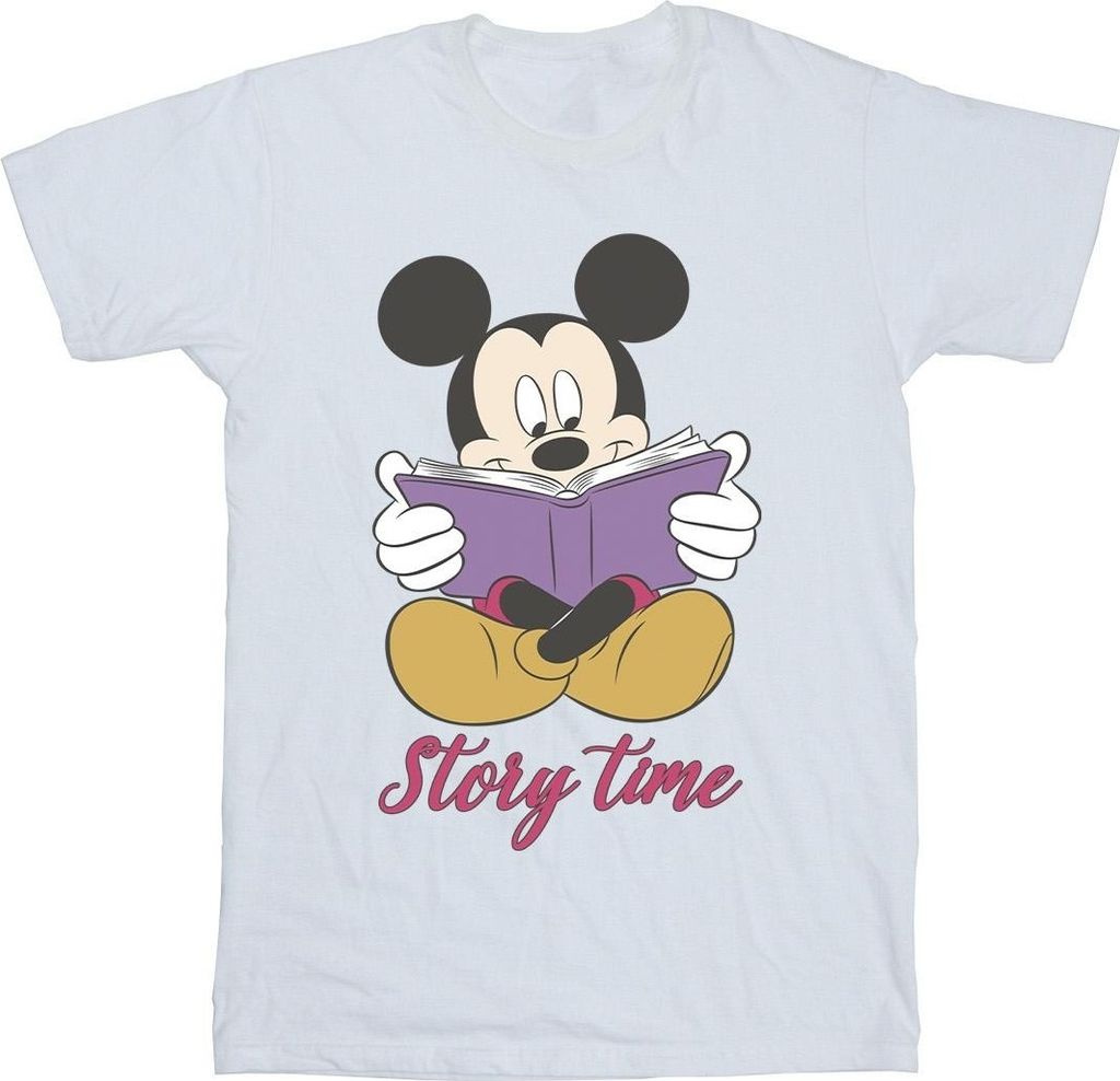 Disney - "Story Time" T-Shirt für Herren BI42261 (S) (Weiß)