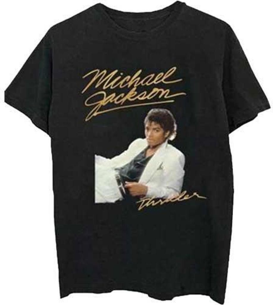 Michael Jackson - "Thriller Suit" T-Shirt für Herren/Damen Uni RO2579 (XL) (Schwarz)