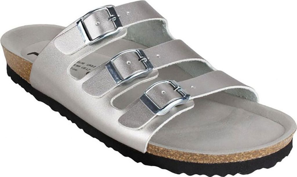 JOE N JOYCE Paris Leder Soft-Fußbett Silver Größe 36 Schmal