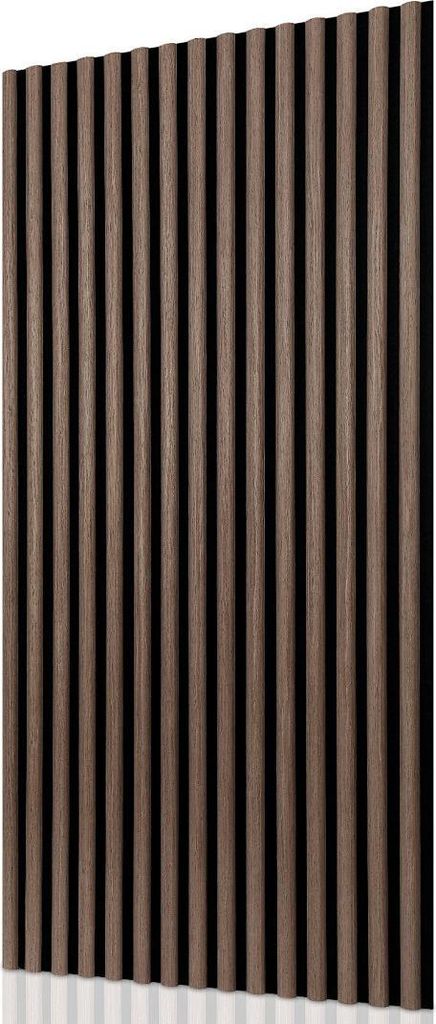 Faziango Akustikpaneel 1x Paneel, Halbkreisholz aus MDF, auf- und nebeneinader platzierbar I Schallschutzpaneel Akustikplatten Wandpaneel 120*60*2....