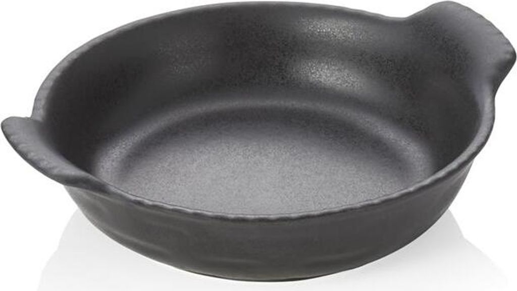 Backform, Ø 20 cm, schwarz, Porzellan