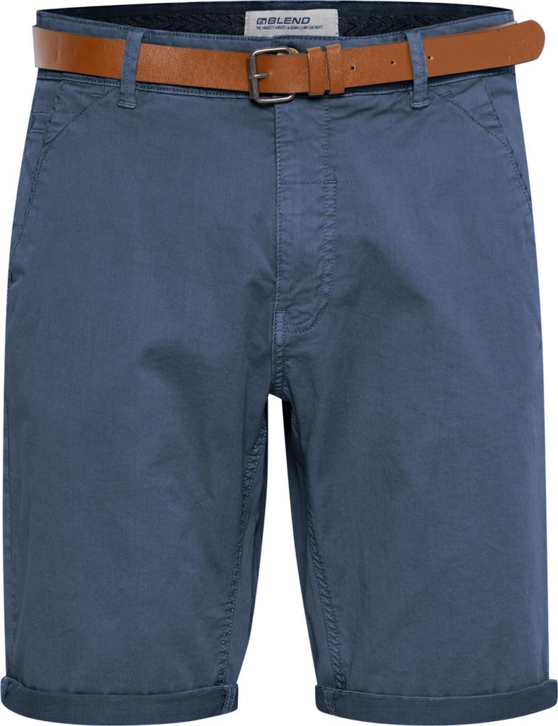 BLEND BHBrane Herren Chino Shorts Bermuda Kurze Hose mit Stretch und Gürtel Regular Fit