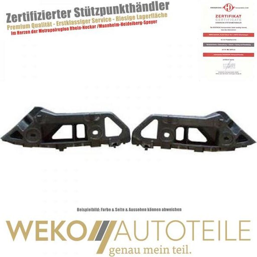 Halter Stoßstange vorne links DIEDERICHS 2296663 für VW