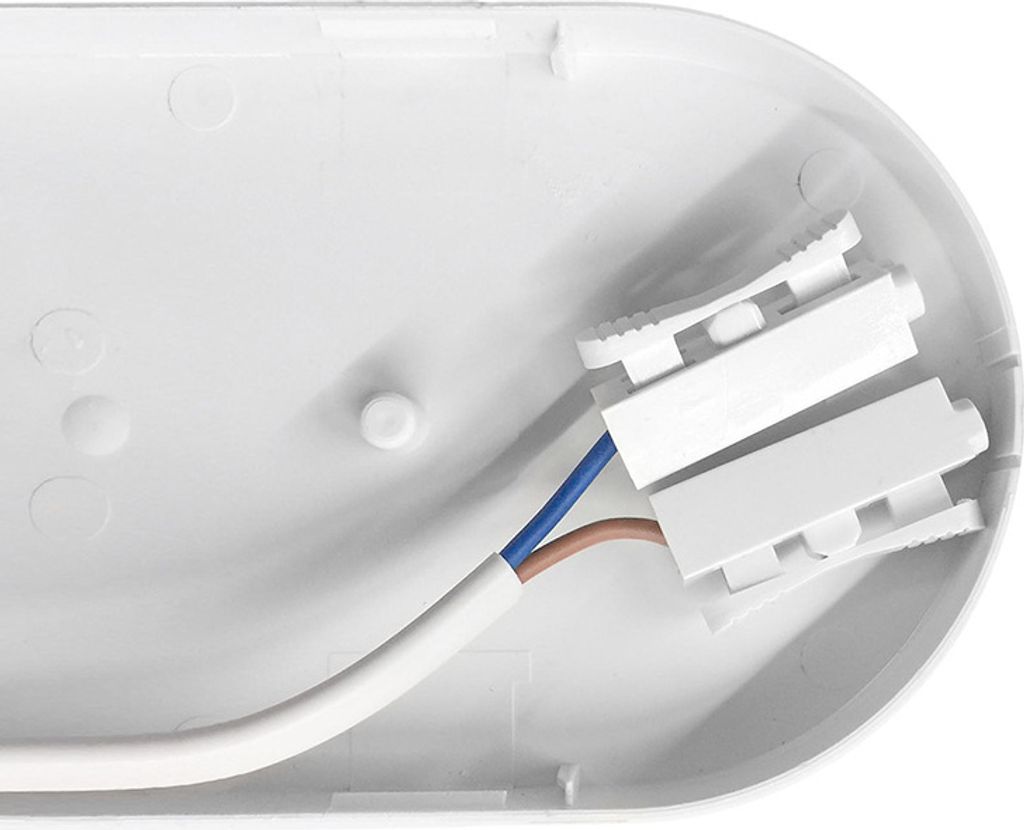 Spectrum LED Außenleuchte Wandlampe Weiß oval IP54 20W Produktbild 6