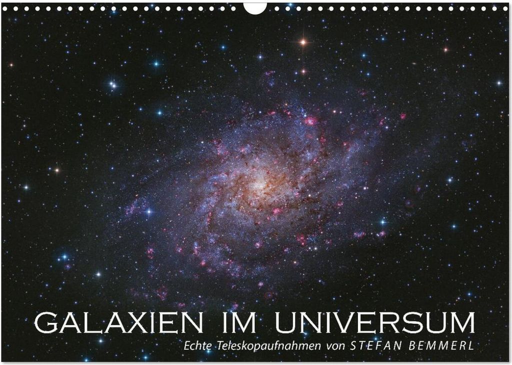 Galaxien im Universum (Wandkalender 2026 DIN A3 quer), CALVENDO Monatskalender