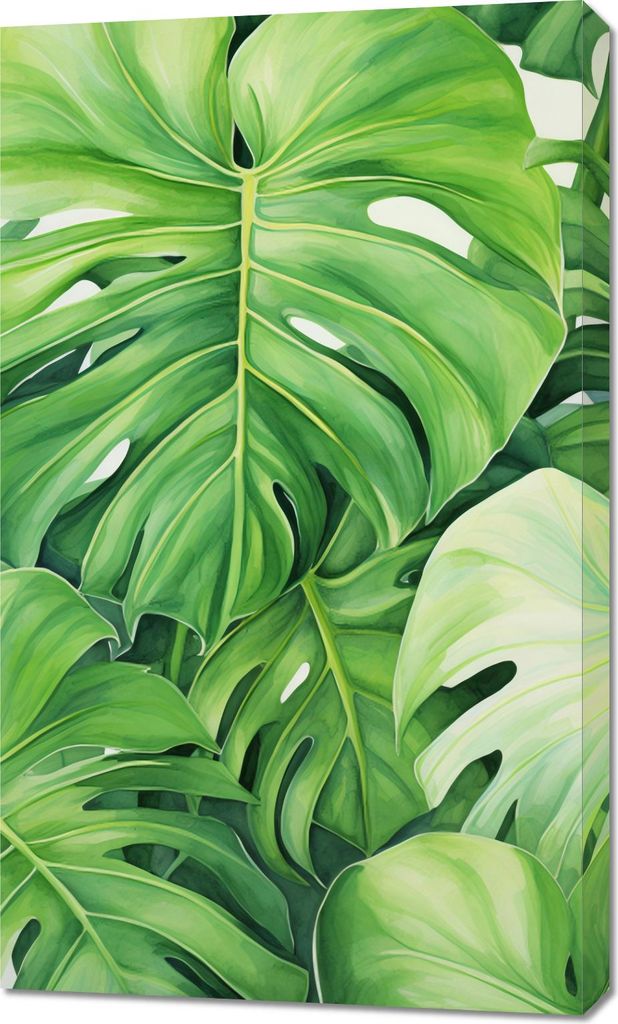 Bild 60x100cm Geheimnisse der Blätter