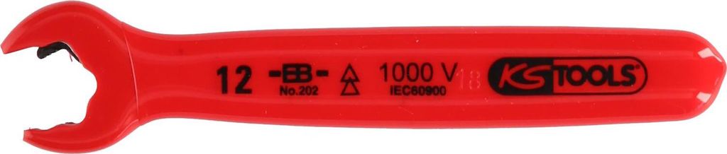 KS TOOLS Ratschen-Maulschlüssel mit Schutzisolierung 17 mm 117.2267