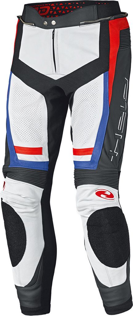 Held Rocket 3.0 Motorrad Lederhose, weiß/blau/rot, 62