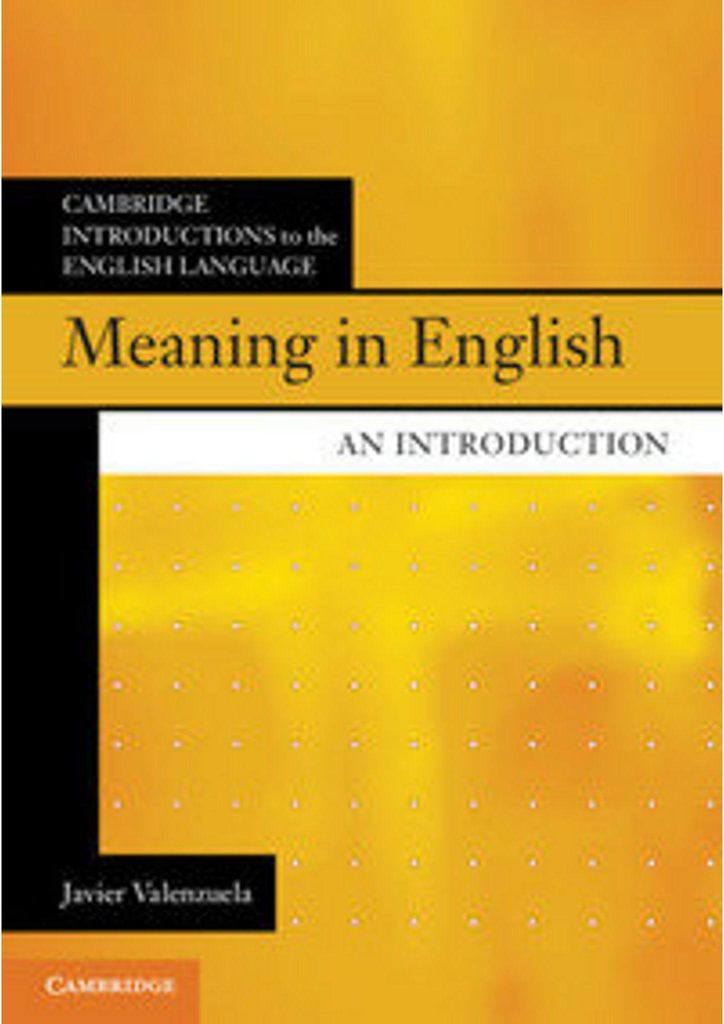 Meaning in English