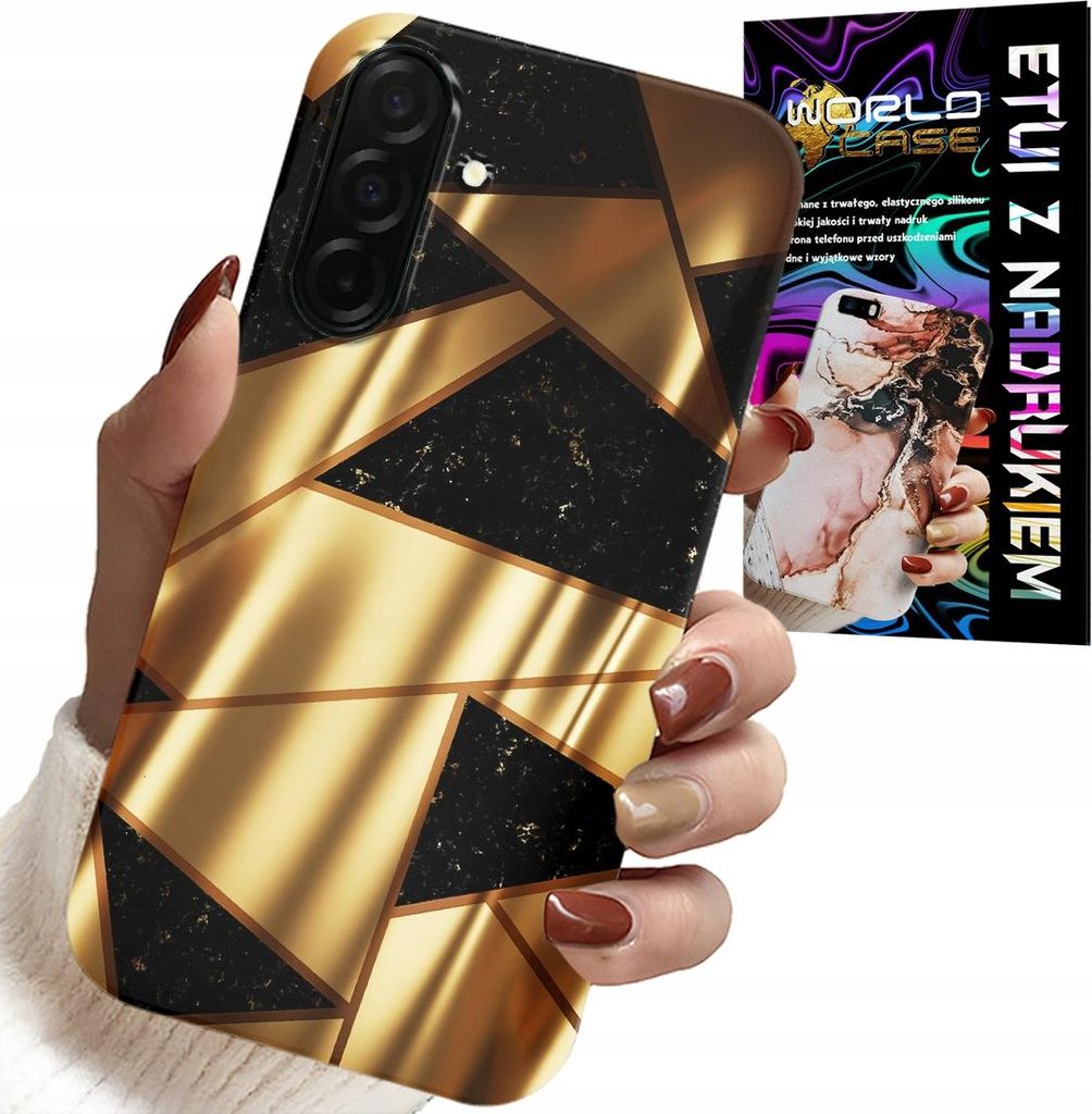 Hülle Für Samsung Galaxy A36 5G - Gold Elegantes Design + Hydrofolie