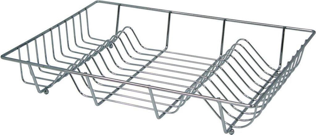 ZELLER PRESENT Geschirrkorb verchromt 48x32,5x9,5cm Produktbild 