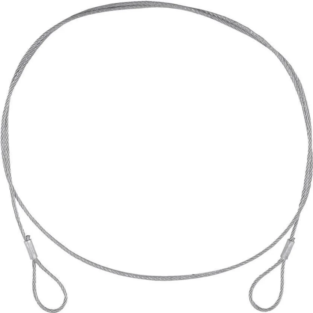 Cavo Sicurezza Eurolite DIN 56927 900x3mm FC Argento | Store Professionale