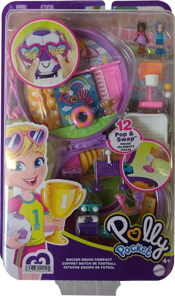 Mattel HCG14 Polly Pocket Tiny is Mighty, futbalový zábavný Obrázok produktu 