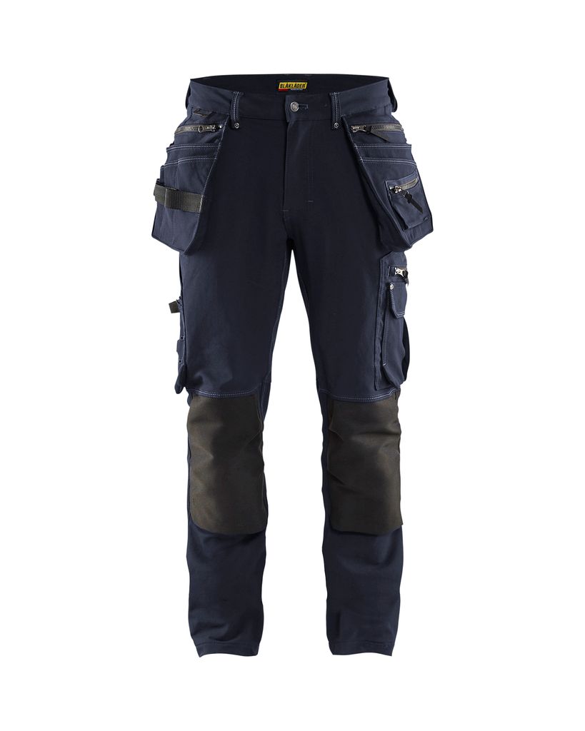 Blakläder Handwerker Arbeitshose 4-Wege-Stretch 19981644 aus der Serie X1900 in div. Farben, Farbe:dunkel marineblau/schwarz, Größe:D124 (D31)