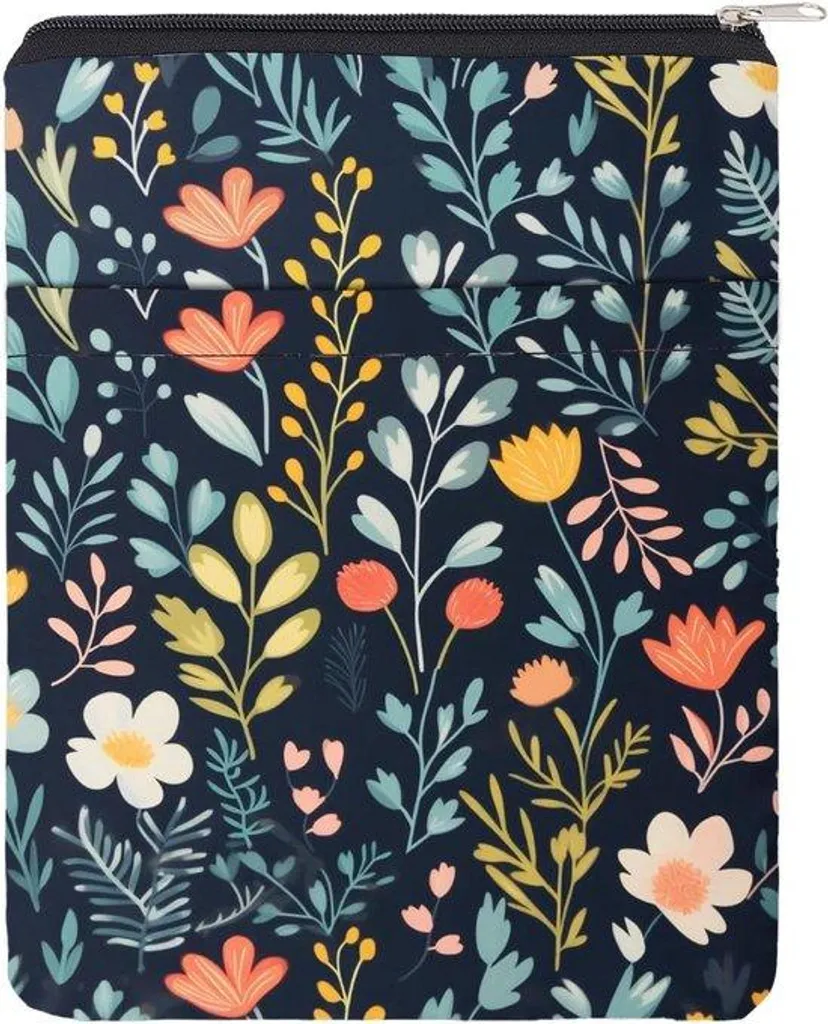 Fini les pages mouillées : Pochette de livre imperméable à motif fleuri