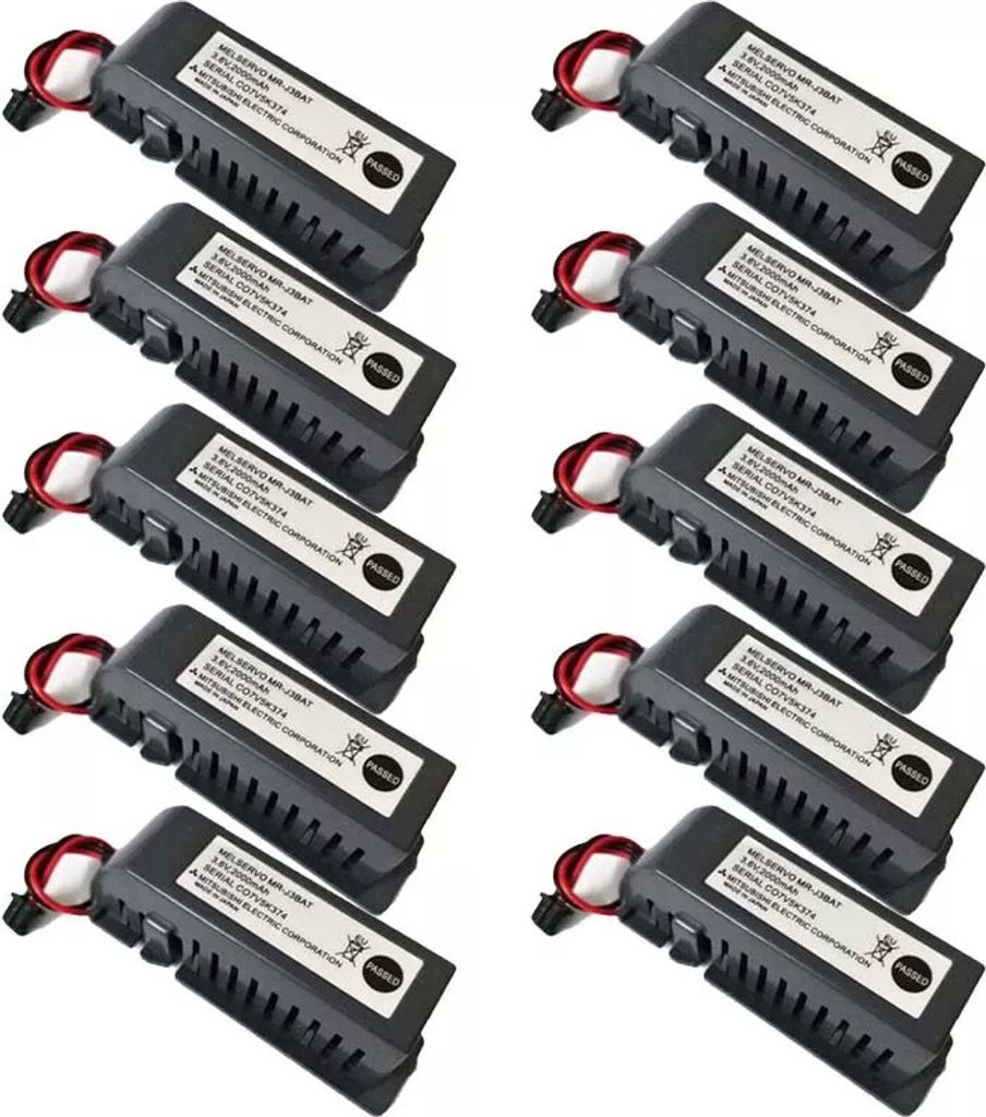 10PCS MR-J3BAT 3.6V 2000mAh Mitsubishi ER6VC119A/B SPS-Batterie Für MELSERVO M70
