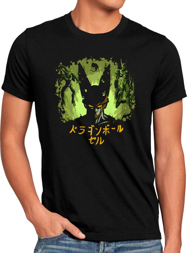 style3 Cell Heritage Herren T-Shirt super dragon saiyan z gt
